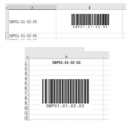Excel生(shēng)成條碼2